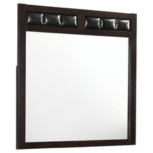 Load image into Gallery viewer, Carlton Upholstered Rectangular Dresser Mirror Cappuccino image
