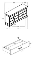 Load image into Gallery viewer, Louis Philippe Bedroom Set
