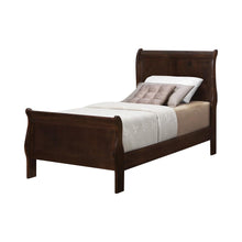 Load image into Gallery viewer, Louis Philippe Twin Panel Sleigh Bed Cappuccino image
