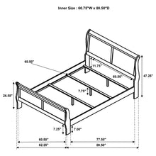 Load image into Gallery viewer, Louis Philippe 4 Pc Bedroom Set
