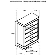 Load image into Gallery viewer, Louis Philippe 5 Pc Bedroom Set
