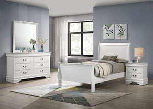 Louis Philippe 4 & 5 Piece Bedroom Set Full, Twin, King, & Queen
