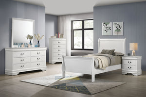 Louis Philippe 4 & 5 Piece Bedroom Set Full, Twin, King, & Queen