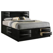 Load image into Gallery viewer, Briana Bookcase Platform Storage Bed
