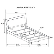 Load image into Gallery viewer, Felicity Panel Bed with LED Lighting
