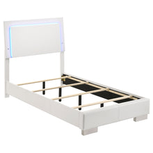 Load image into Gallery viewer, Felicity Panel Bed with LED Lighting
