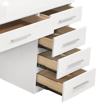 Load image into Gallery viewer, Felicity Makeup Vanity Table with LED Mirror
