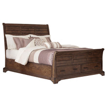 Load image into Gallery viewer, Elk Grove Queen Storage Bed Vintage Bourbon image
