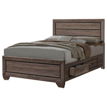 Load image into Gallery viewer, Kauffman Eastern King Storage Bed Washed Taupe image
