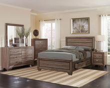 Load image into Gallery viewer, Kauffman Storage Bedroom Set with High Straight Headboard
