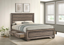Load image into Gallery viewer, Kauffman California King, Eastren King &amp; Queen Storage Bed Washed Taupe
