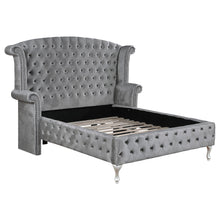 Load image into Gallery viewer, Deanna California King Tufted Upholstered Bed Grey image
