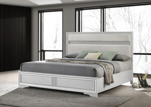 Miranda California King, E.King, Queen, Full, & Twin Bed Black & White