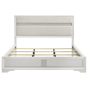 Miranda California King, E.King, Queen, Full, & Twin Bed Black & White