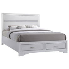 Load image into Gallery viewer, Miranda Eastern King 2-drawer Storage Bed White image
