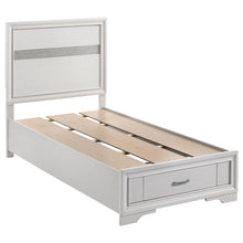 Load image into Gallery viewer, Miranda Full &amp; Twin Storage Bed White
