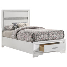 Load image into Gallery viewer, Miranda Panel Platform Storage Bed
