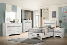 Load image into Gallery viewer, Miranda Panel Platform Storage Bed
