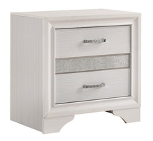 Load image into Gallery viewer, Miranda 2-drawer Nightstand Tray White image
