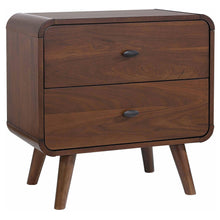 Load image into Gallery viewer, Robyn 2-drawer Nightstand Dark Walnut image
