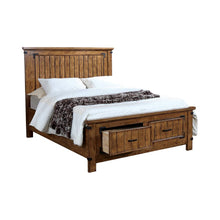 Load image into Gallery viewer, Brenner Eastern King Storage Bed Rustic Honey image
