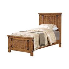 Load image into Gallery viewer, Brenner Twin Panel Bed Rustic Honey image
