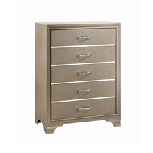 Load image into Gallery viewer, Beaumont 5-drawer Rectangular Chest Champagne image
