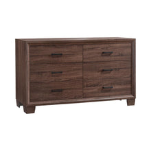 Load image into Gallery viewer, Brandon 6-drawer Dresser Medium Warm Brown image
