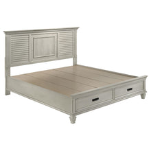 Load image into Gallery viewer, Franco Eastern King &amp; Queen Storage Bed Antique White
