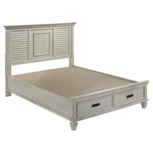 Load image into Gallery viewer, Franco Eastern King &amp; Queen Storage Bed Antique White
