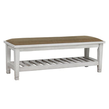Load image into Gallery viewer, Franco Bench Brown and Antique White
