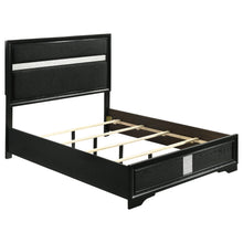 Load image into Gallery viewer, Miranda California King, E.King, Queen, Full, &amp; Twin Bed Black &amp; White
