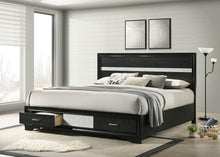 Load image into Gallery viewer, Miranda Panel Platform Storage Bed
