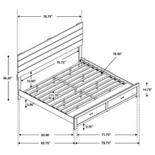 Load image into Gallery viewer, Brantford Wood Storage Panel Bed
