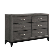 Load image into Gallery viewer, Watson 6-drawer Dresser Grey Oak and Black
