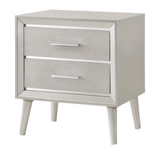 Load image into Gallery viewer, Ramon 2-drawer Nightstand Metallic Sterling image
