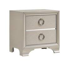 Load image into Gallery viewer, Salford 2-drawer Nightstand Metallic Sterling image
