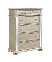 Load image into Gallery viewer, Heidi 5-drawer Chest Metallic Platinum image
