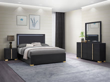Load image into Gallery viewer, Marceline Bedroom Sets White &amp; Black 4 &amp; 5 Piece
