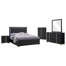 Load image into Gallery viewer, Marceline Bedroom Sets White &amp; Black 4 &amp; 5 Piece
