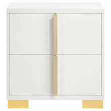 Load image into Gallery viewer, Marceline Bedroom Sets White &amp; Black 4 &amp; 5 Piece
