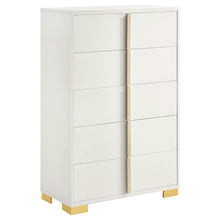 Load image into Gallery viewer, Marceline Bedroom Sets White &amp; Black 4 &amp; 5 Piece
