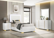 Load image into Gallery viewer, Marceline Bedroom Sets White &amp; Black 4 &amp; 5 Piece
