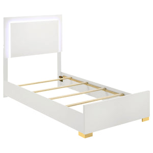 Marceline Bedroom Sets White & Black 4 & 5 Piece