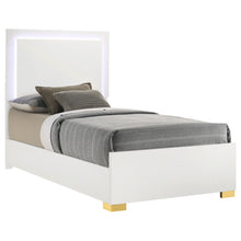 Load image into Gallery viewer, Marceline Panel Bed with LED Lighting
