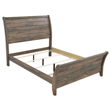 Load image into Gallery viewer, Frederick Eastern King Sleigh Panel Bed Weathered Oak image
