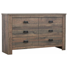 Load image into Gallery viewer, Frederick 6-drawer Dresser Weathered Oak image
