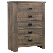 Load image into Gallery viewer, Frederick 5-drawer Chest Weathered Oak image
