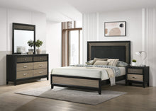 Load image into Gallery viewer, Valencia Bedroom Set Light Brown and Black
