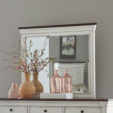 Load image into Gallery viewer, Hillcrest Rectangular Dresser Mirror Dark Rum and White image
